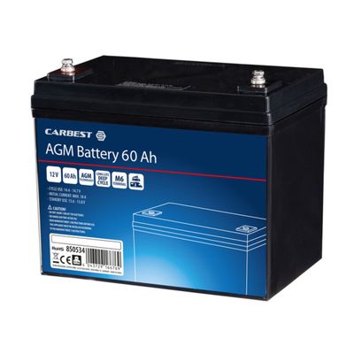 Batteria AGM 60Ah 258x166x215 mm - Carbest