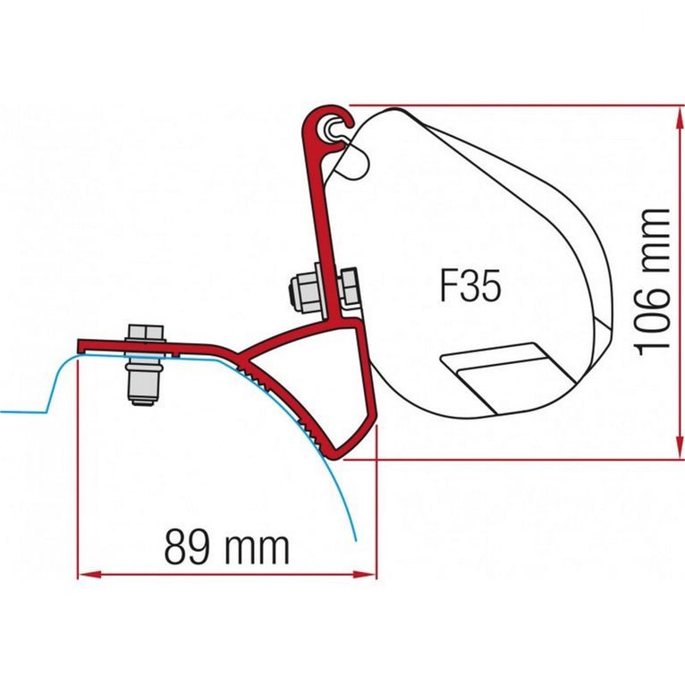 kit montaggio tendalino fiamma per