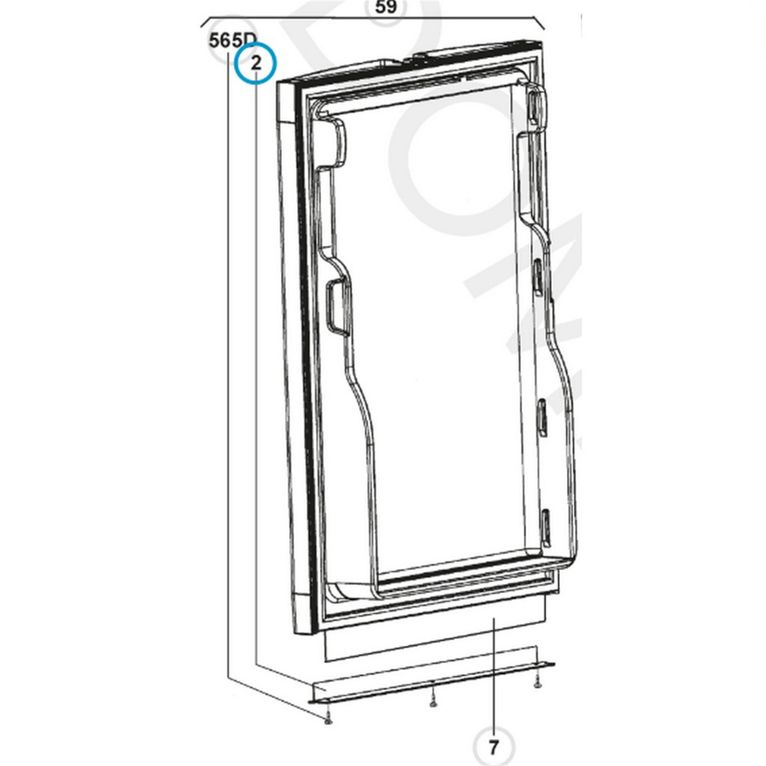 profilo porta serie 7000 - dometic