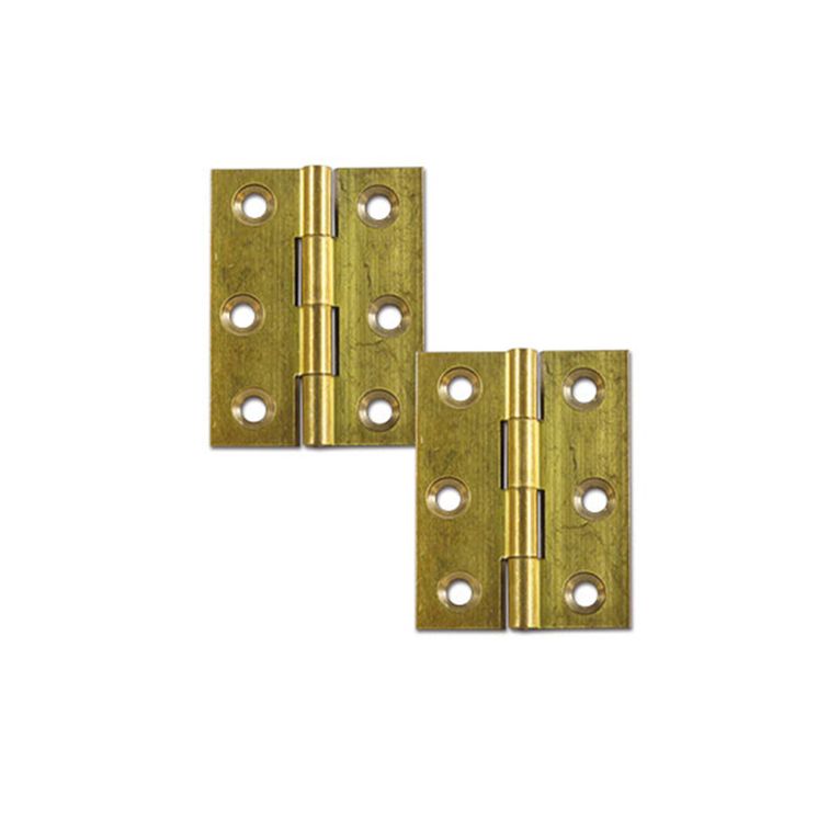cerniera piana in ottone • 40 x 35 • blister
