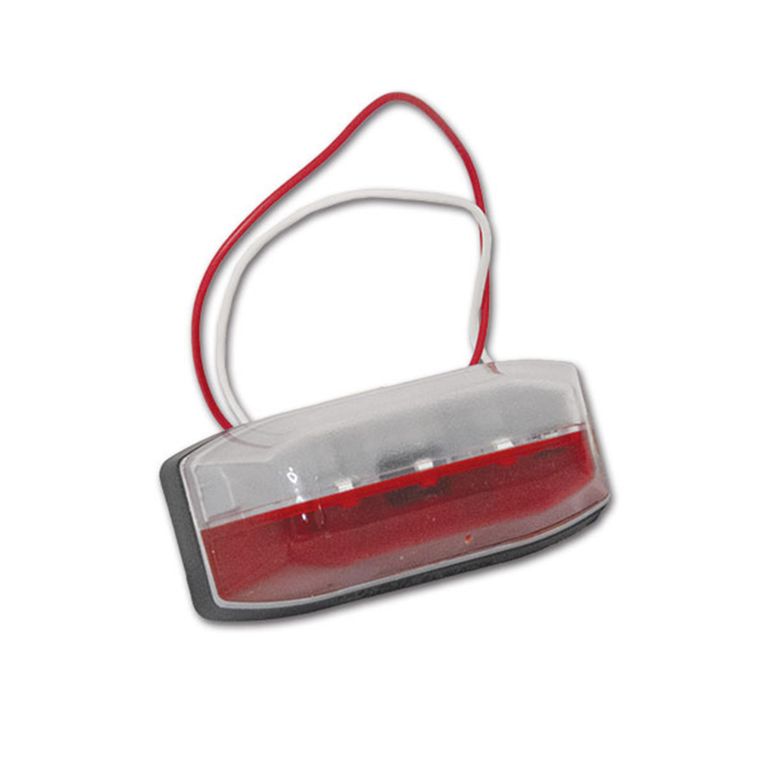 segnale ingombro laterale bianco/rosso led