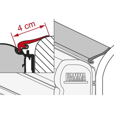 FIAMMA RAIN GUARD M (4CM) - ROT.30M