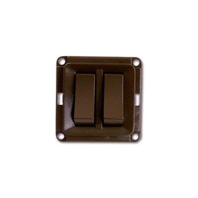 Doppio Interruttore Mobil Plus • marrone