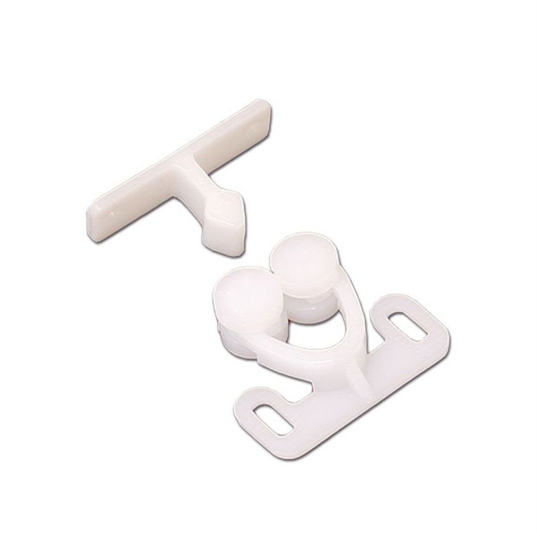 ferma antina 2 rotelle - bianco