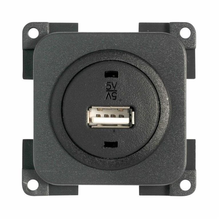 mpusb presa usb 5v 1a grigia - cbe