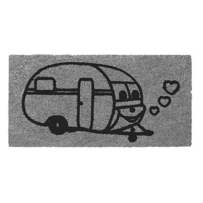 DERBY FLOCK ZERBINO 40X60 GRIGIO CARAVAN NERO CF.PZ: 5
