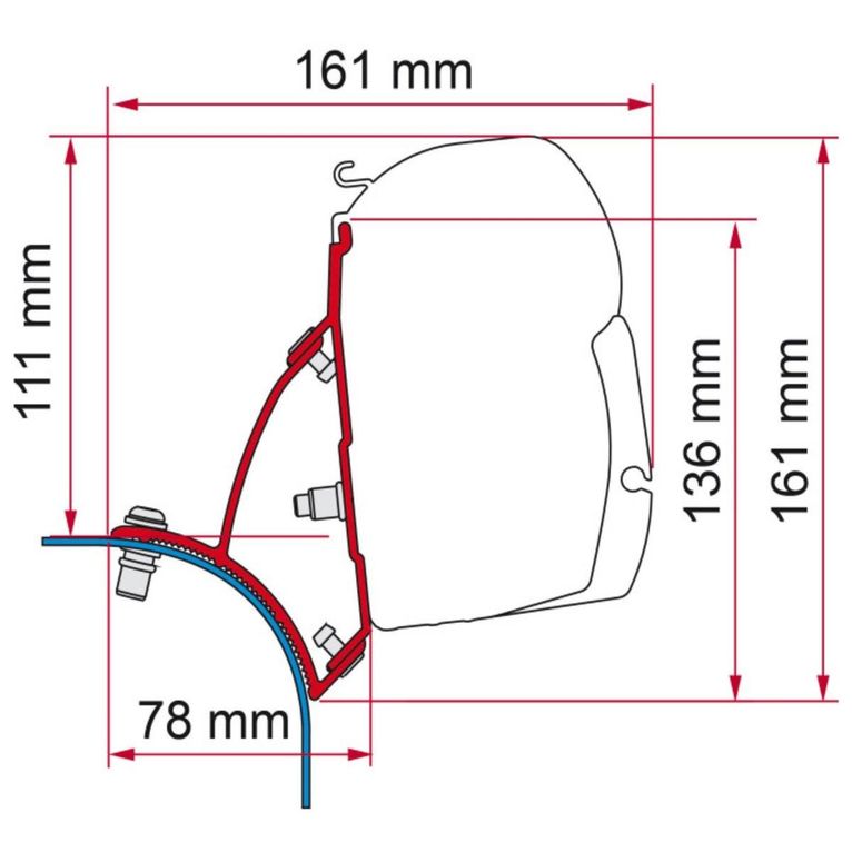 kit vw t5 / t6 lift roof - db (f45)