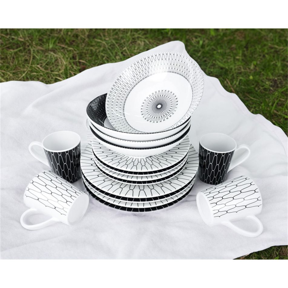 stoviglie-in-melamina-black-white-16-pz-per-4-persone