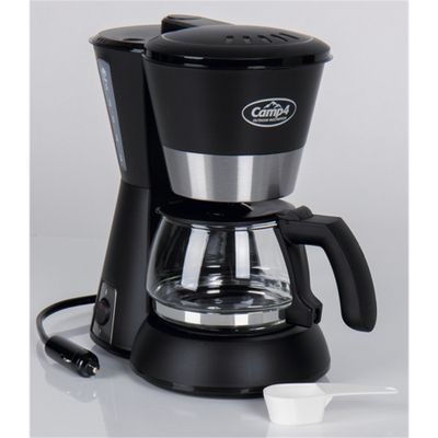 Macchina caffè 12 V 170 W nera 650 ml 4-6 tazze - Camp4