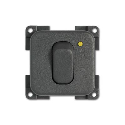 Interruttore Con Led - 12 V - Giallo / Grigio