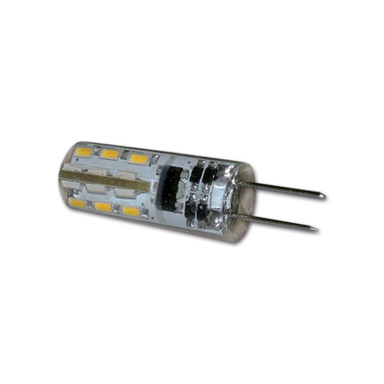 lampadina g4 • 2 led • luce bianca calda • blister