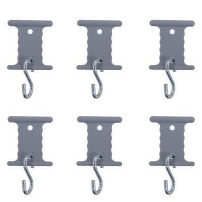 Ganci per tendalino 6 pz Ø5+7 mm con ganci a S
