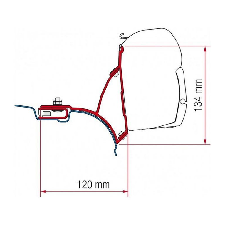 kit ford custom lift r l1/l2 db rhd - fiamma