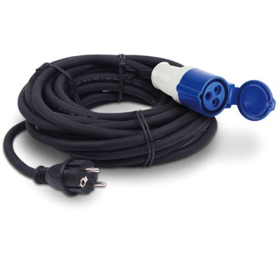 Cavo adattatore spina Schuko/presa CEE 3x2,5 mm 25 m