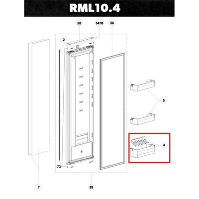 MENSOLA PORTA RML 10.4