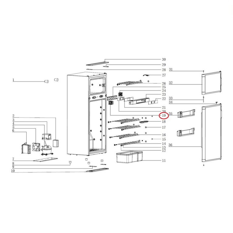 cerniera sx per 017 rce140 e rce170
