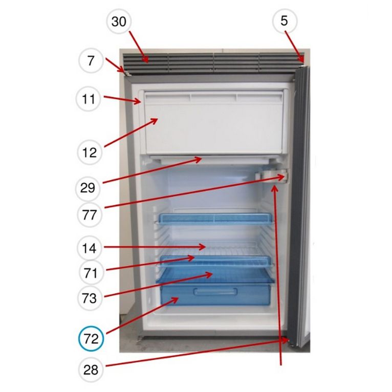 sportello verdura x frigo mdc
