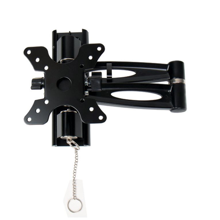 supporto tv a parete simon luxus 18'-30' nero lucido