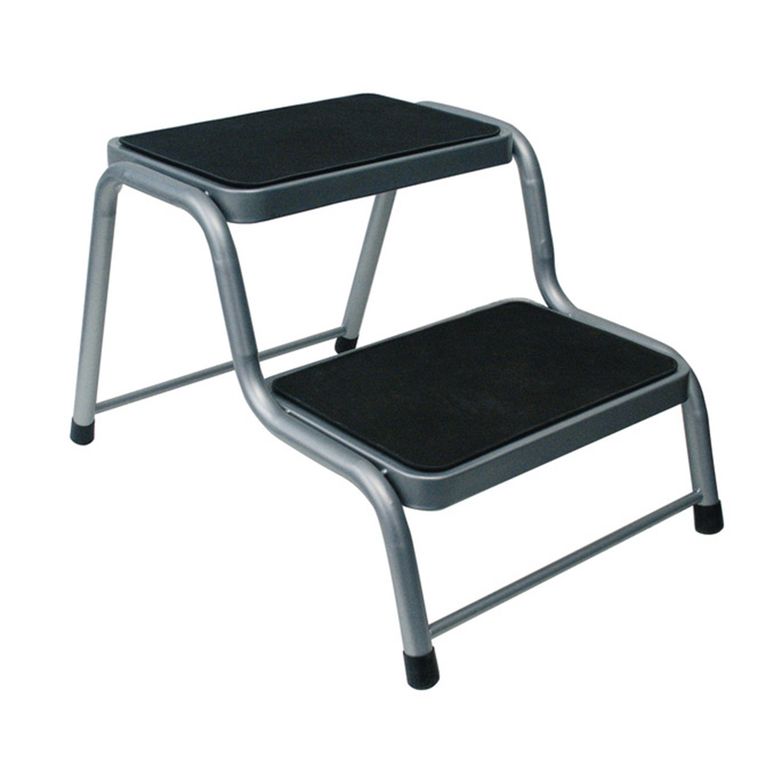 doppio gradino in acciaio h38 cm, fino a 150 kg