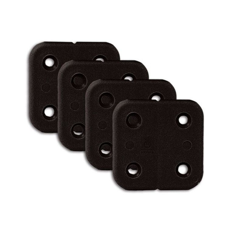 cerniera plastica nera • blister 4 pz