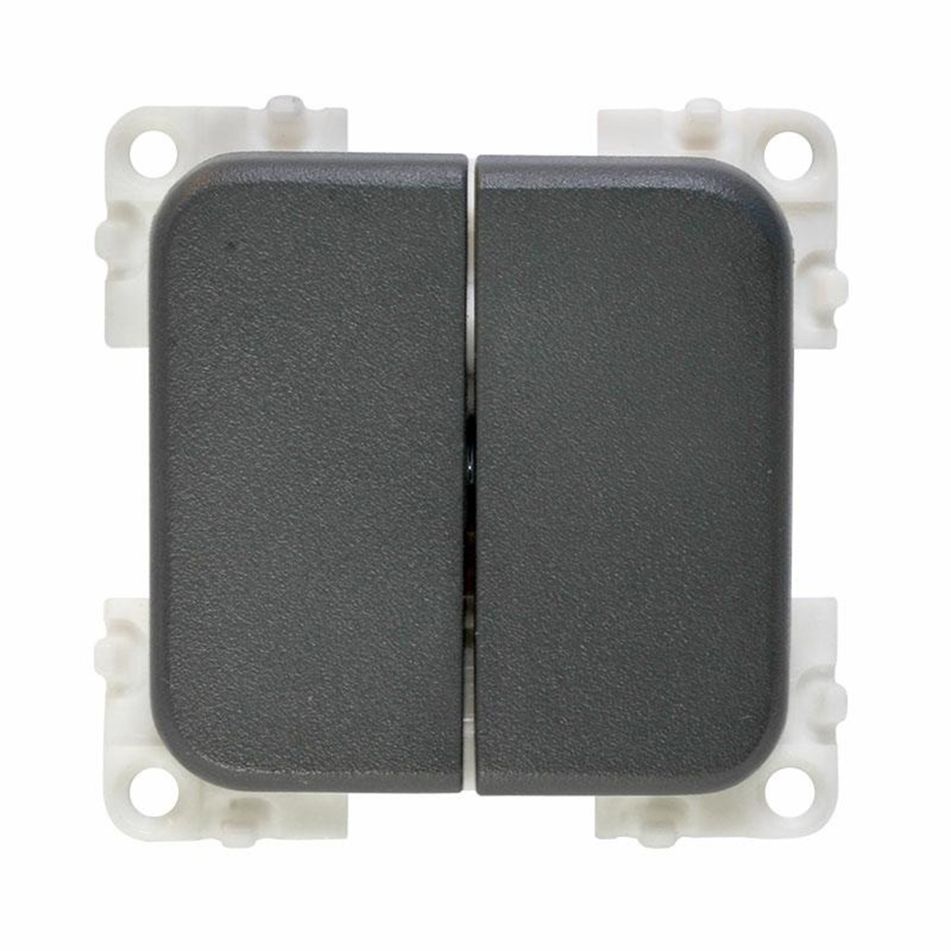 interruttore-unipolare-doppio-mc2n-grigio