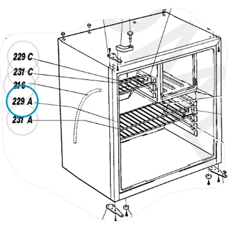 ripiano inferiore rm 2210