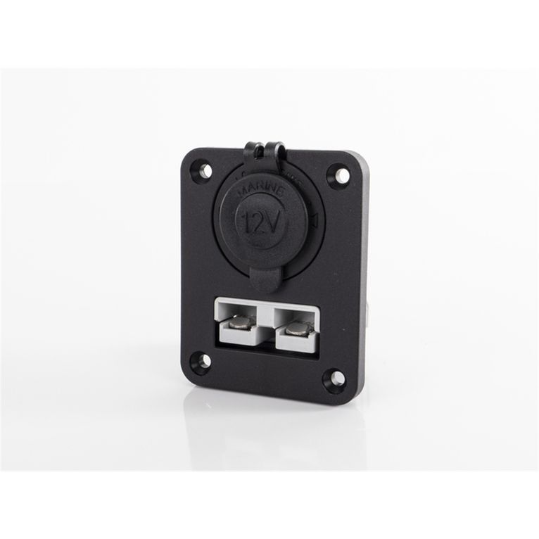piastra di montaggio con anderson e presa 12v - carbest