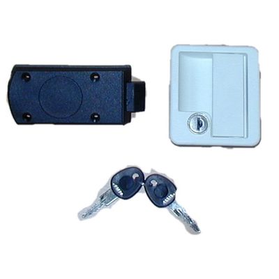 KIT SERRATURA PORTELLONE, BIANCO PE B1070TR-MB