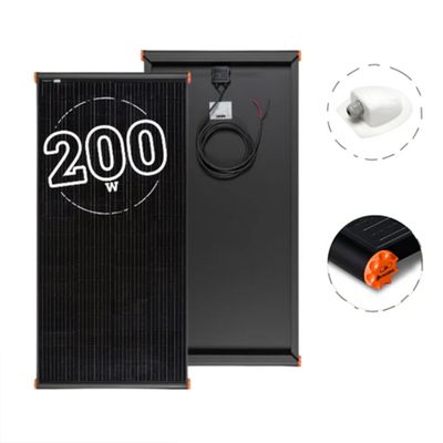 Pannello Solare 200W 42V Black Boost PERC per Camper Van e Minivan