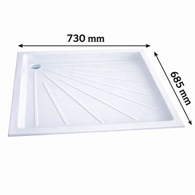 PIATTO DOCCIA 730X685 MM. BIANCO
