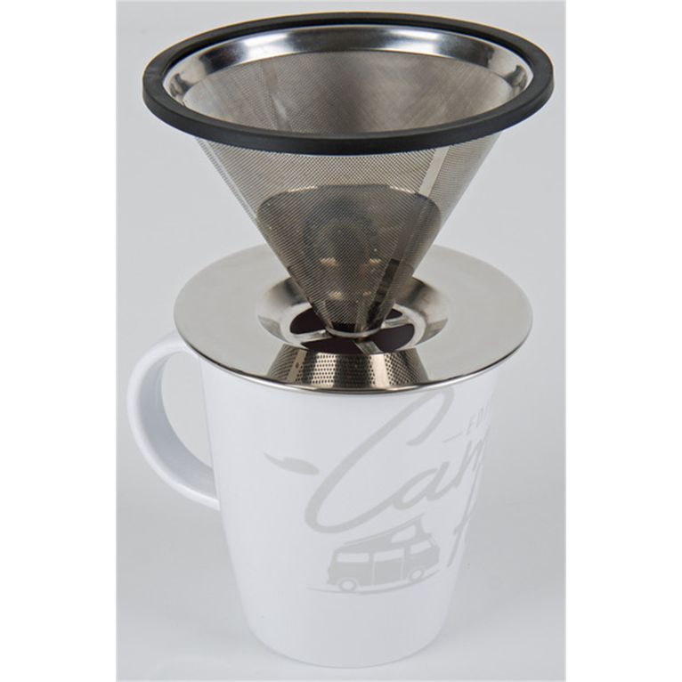 filtro caffè in acciaio inox per 2 tazze - camp4