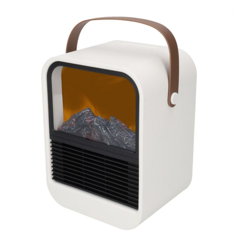 stufa in ceramica c/fiamme ambient.
