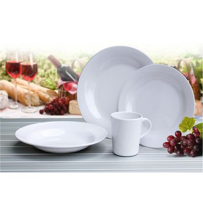 Stoviglie in melamina MONACO 16 pz 4 pers. antiscivolo