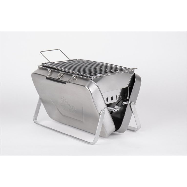 barbecue a carbone a valigetta holiday travel inox