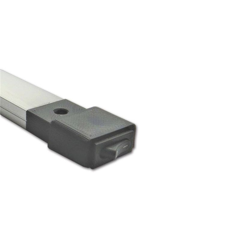 plafoniera black slim con interruttore