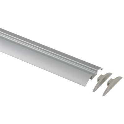 Profilo alluminio semicircolare per LED 1,5 m - Carbest