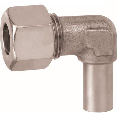 RACCORDO A GOMITO 8MM X TUBO 8 MM