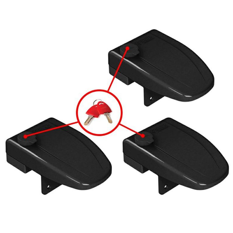 blocco di sicurezza safe door frame 3 black - fiamma