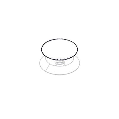 Cappellotto bruciatore ausiliario inox • Ø 50