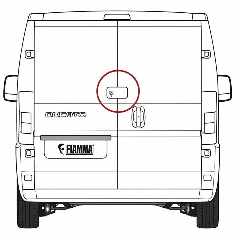 blocco di sicurezza portellone ducato kit safe door dd -
