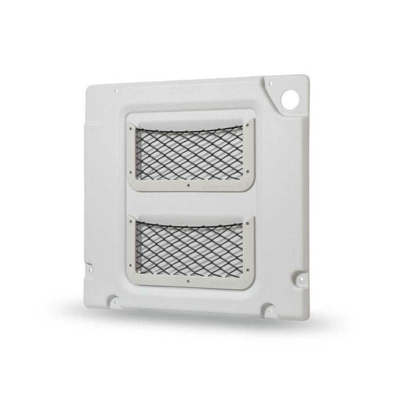 bis - pannello con doppia rete elastica portaoggetti