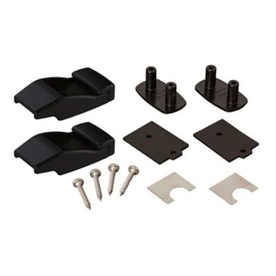WALL BRACKETS PLASTIC DEEP BLACK (2PCS) - Fiamma
