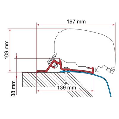 ADAPTER LAIKA REXOSLINE/KREOS >09 500 - Fiamma