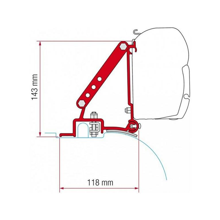 kit ducato/jumper/boxer high roof >2006 l2h2 - fiamma