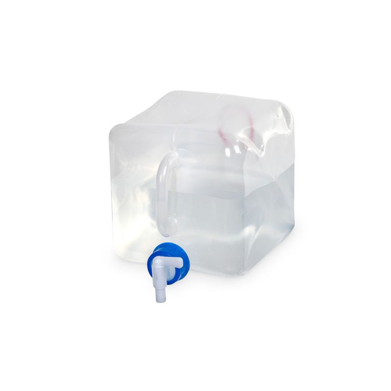 tanica pieghevole 5 l trasparente 18x18x18 cm - camp4