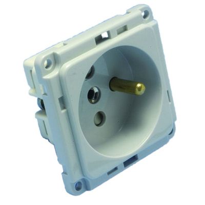 PRESA FRANCESE 230V SECURITY GRIGIA
