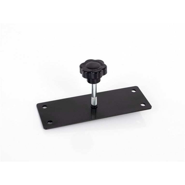 gamba tavolo sollevabile 60 cm nero con base - carbest