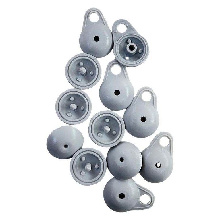 bottoni ferma stuoia cf. pz.6 colore grigio