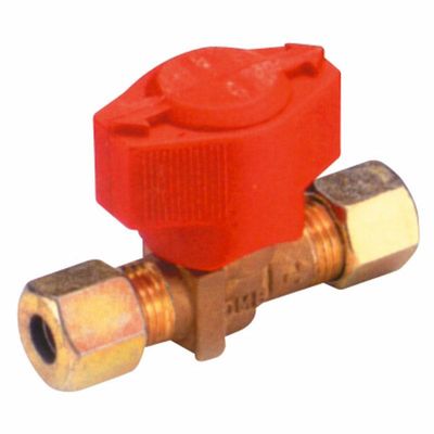 VALVOLA BICONO CON RACCORDI BICONO DIAM.8MM.