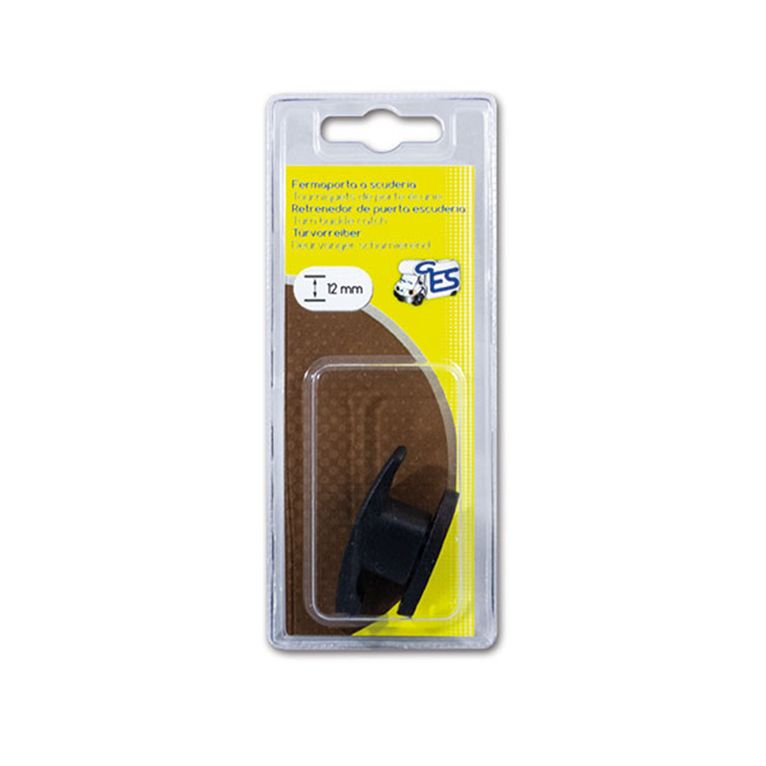 fermaporta a scuderia • nero • blister